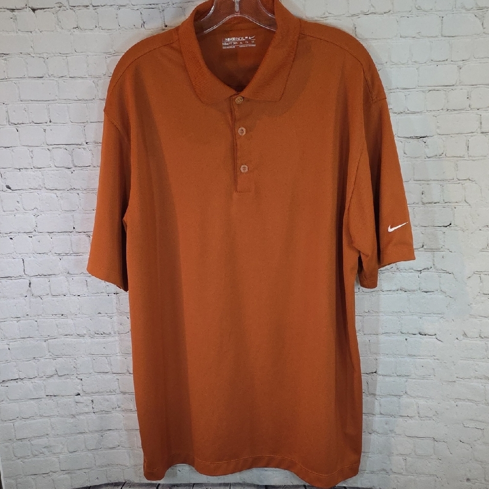 Nike‎ Men's Burnt Orange Polo Shirt